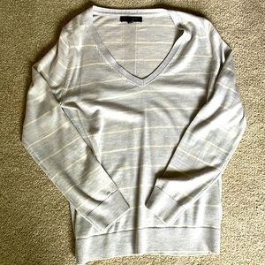 Merino wool v neck sweater